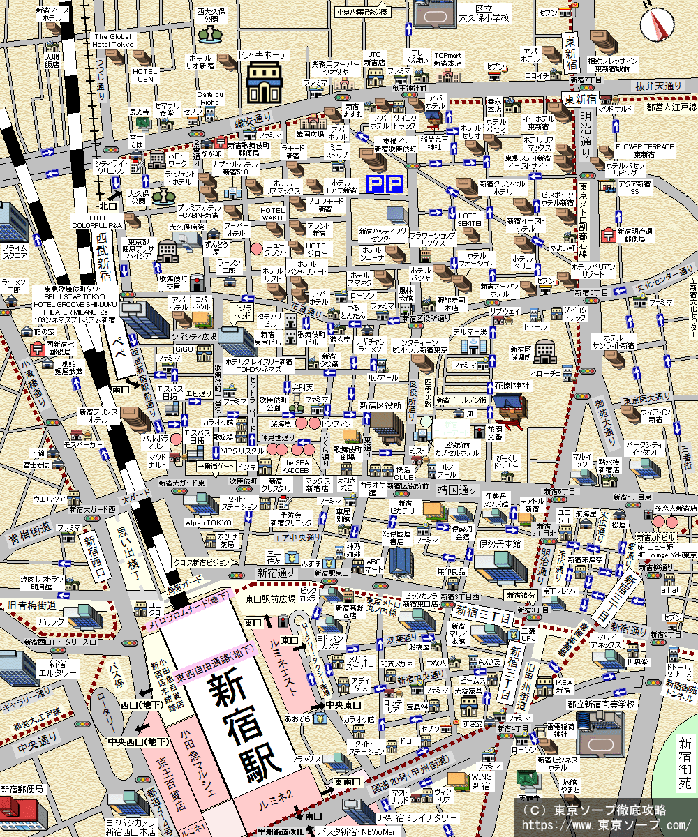 素人 熟女 美咲 nakamise 吉原・新宿・池袋など都内のエリア別MAP~東京ソープ徹底攻略~